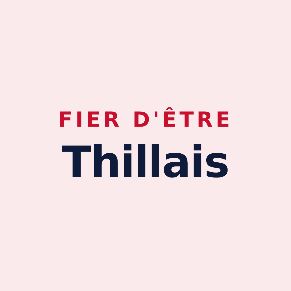 Magnet « Fier d'être Thillais » — design pour Le Thil-Riberpré
