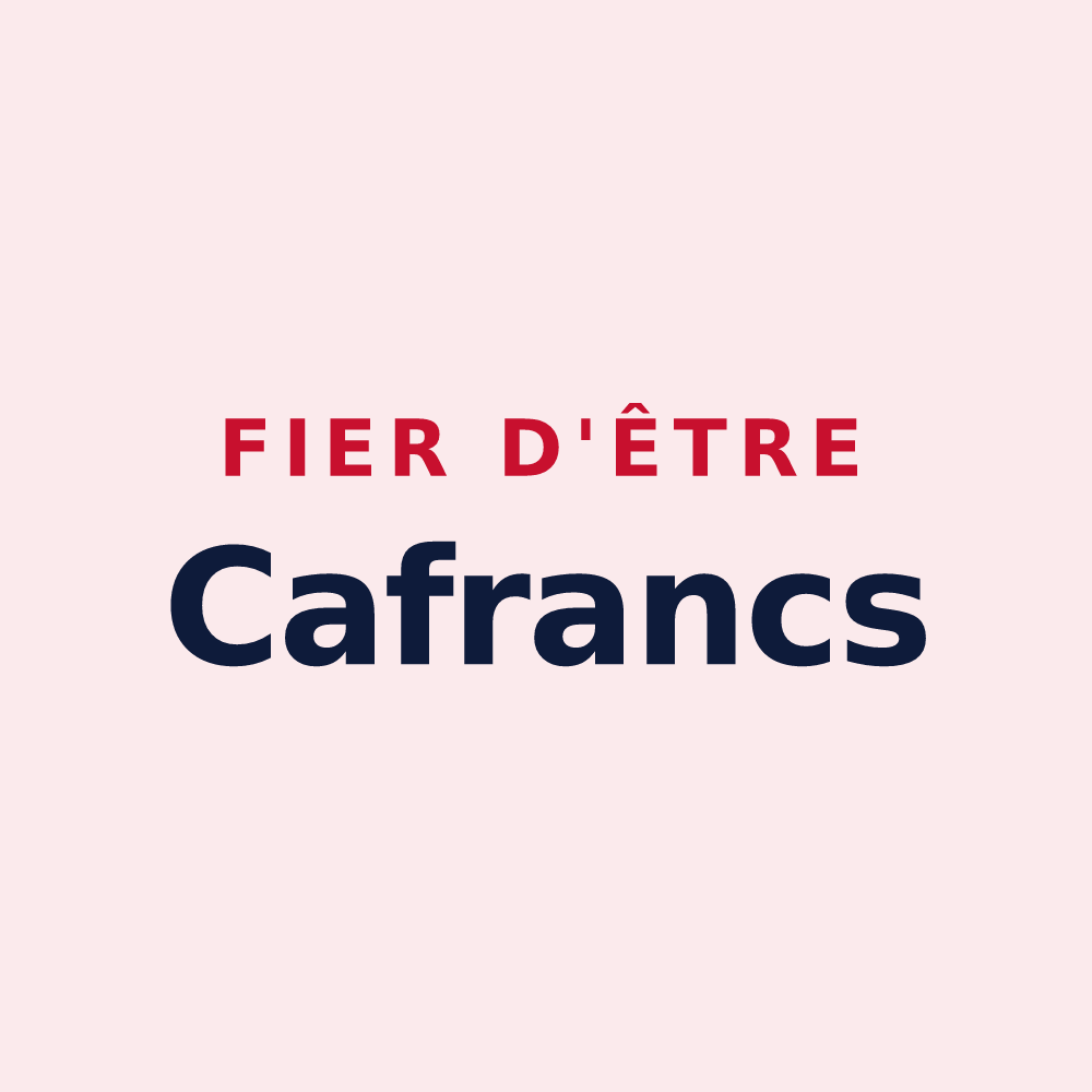 Magnet « Fier d'être Cafrancs » — design pour Le Tholy
