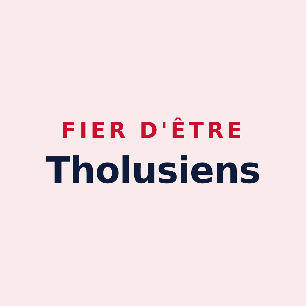 Magnet « Fier d'être Tholusiens » — design pour Le Thou
