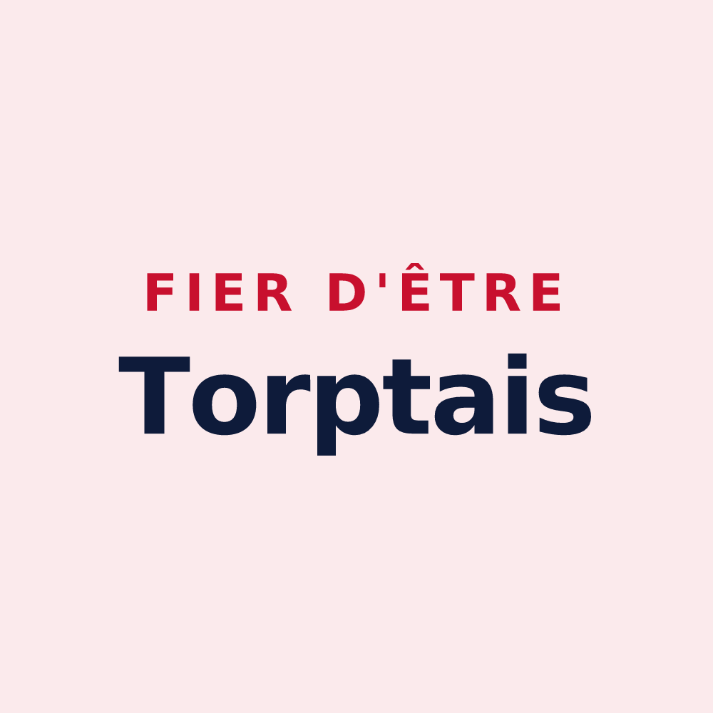 Magnet « Fier d'être Torptais » — design pour Le Torpt