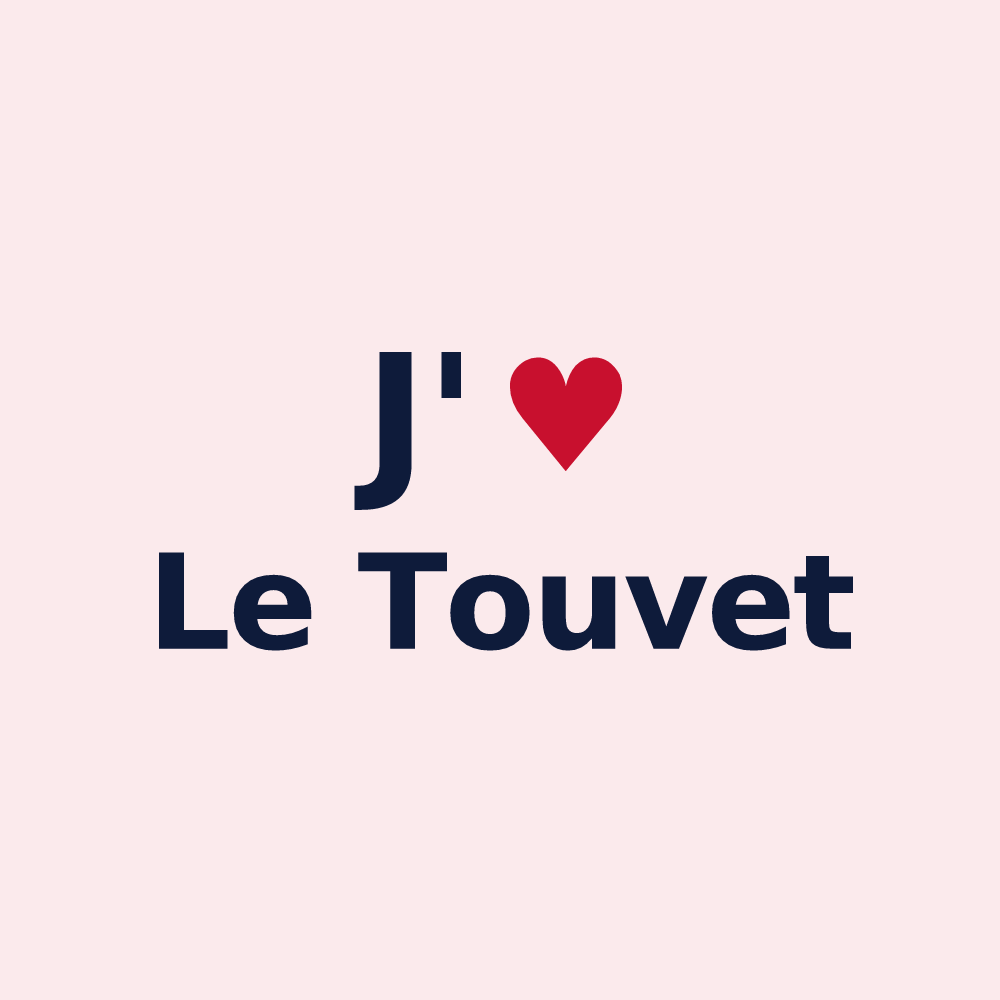 Magnet personnalisé Le Touvet — design J'aime Le Touvet