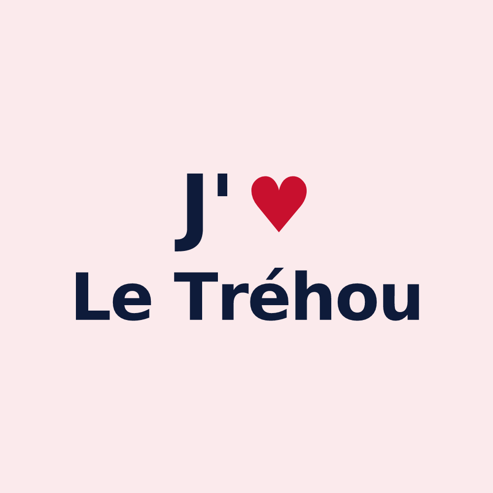 Magnet personnalisé Le Tréhou — design J'aime Le Tréhou