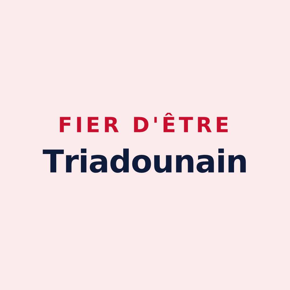 Magnet « Fier d'être Triadounain » — design pour Le Triadou