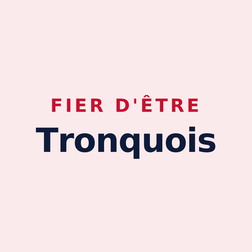 Magnet « Fier d'être Tronquois » — design pour Le Tronquay
