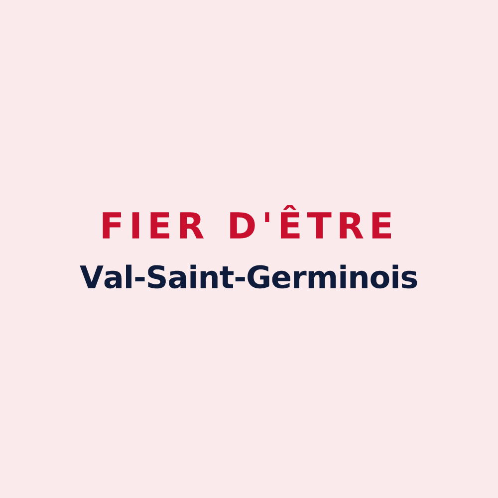 Magnet « Fier d'être Val-Saint-Germinois » — design pour Le Val-Saint-Germain