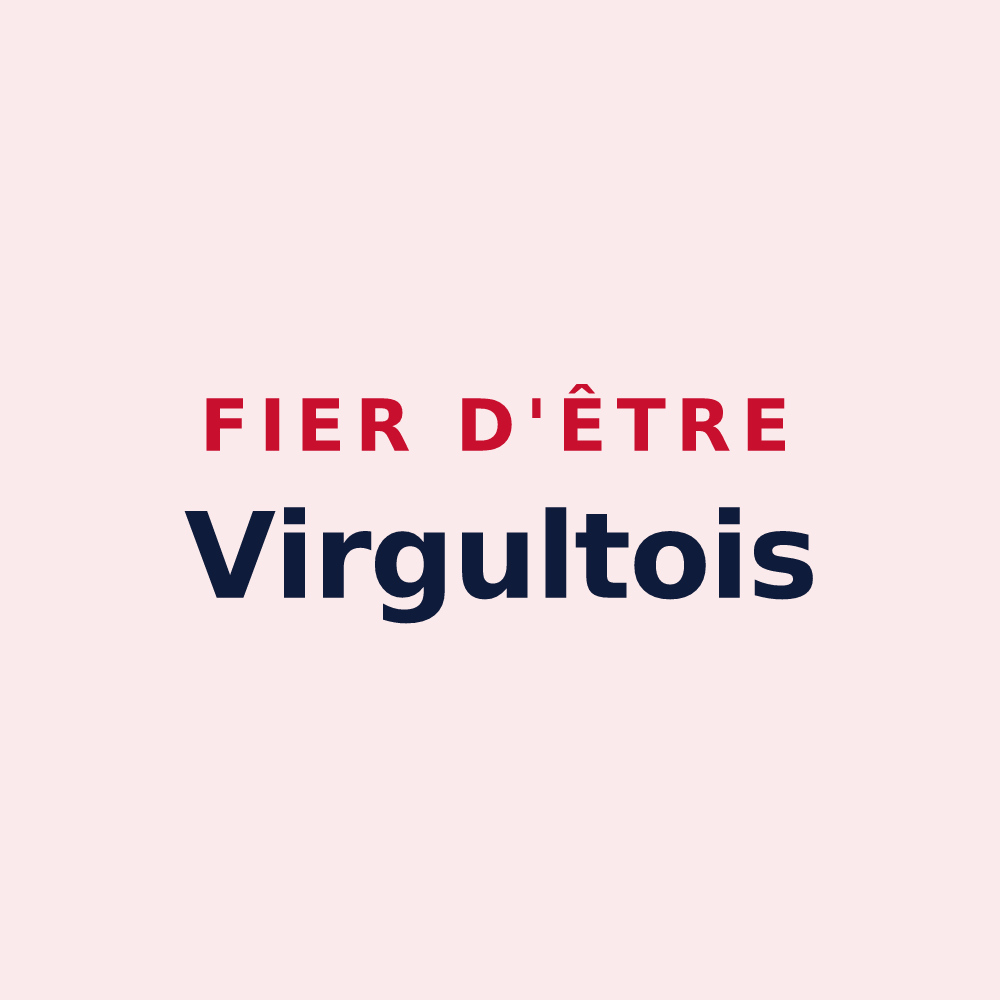 Magnet « Fier d'être Virgultois » — design pour Le Verguier