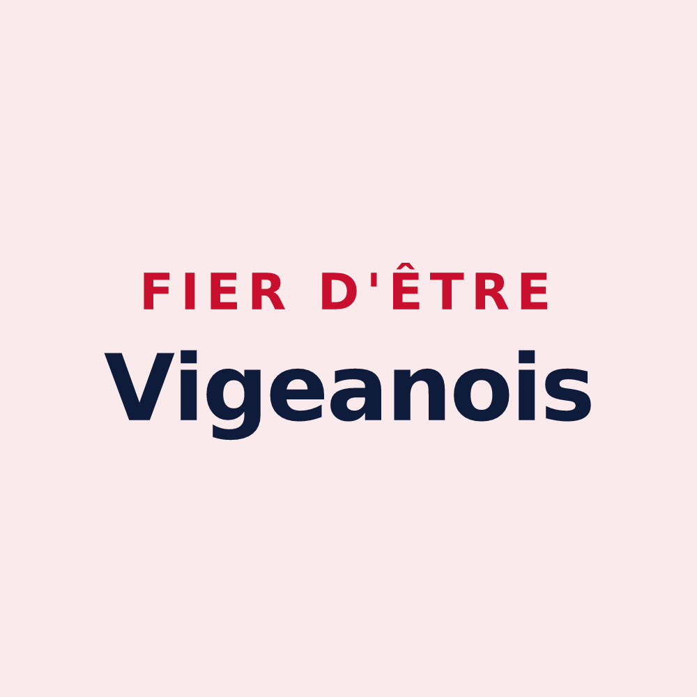 Magnet « Fier d'être Vigeanois » — design pour Le Vigean