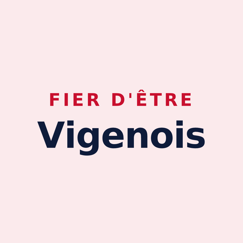 Magnet « Fier d'être Vigenois » — design pour Le Vigen