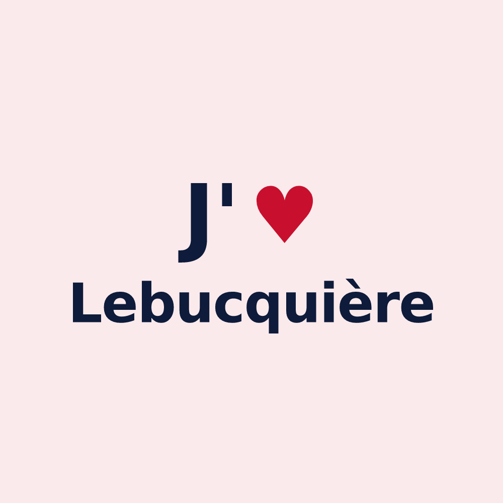 Magnet personnalisé Lebucquière — design J'aime Lebucquière