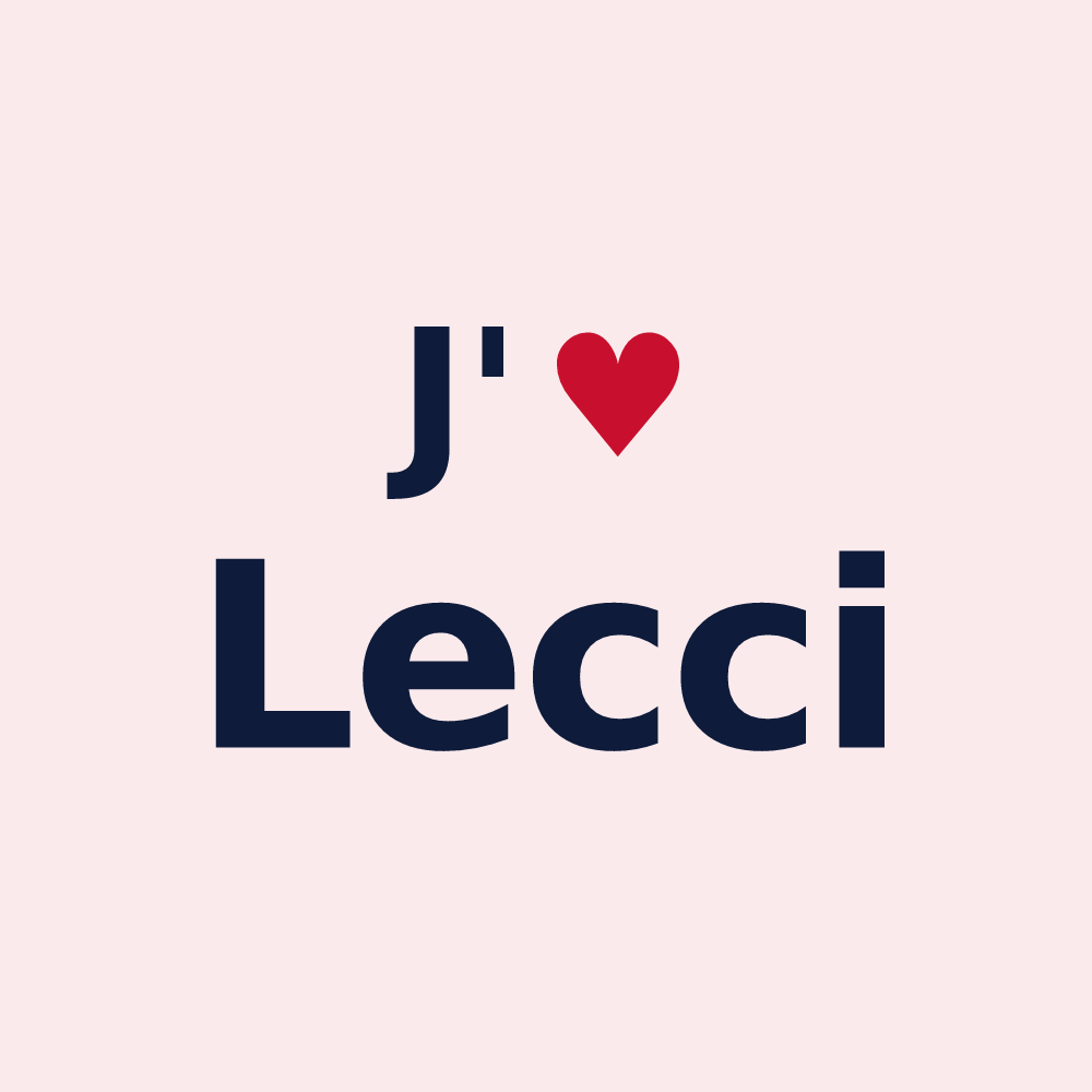 Magnet personnalisé Lecci — design J'aime Lecci
