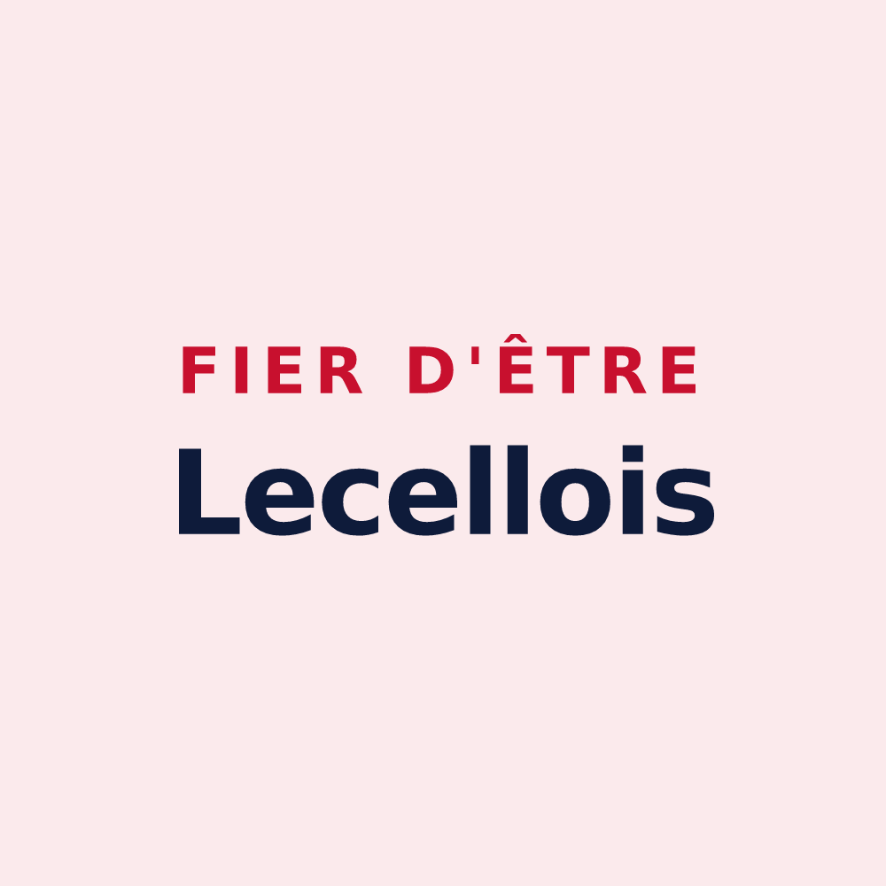 Magnet « Fier d'être Lecellois » — design pour Lecelles