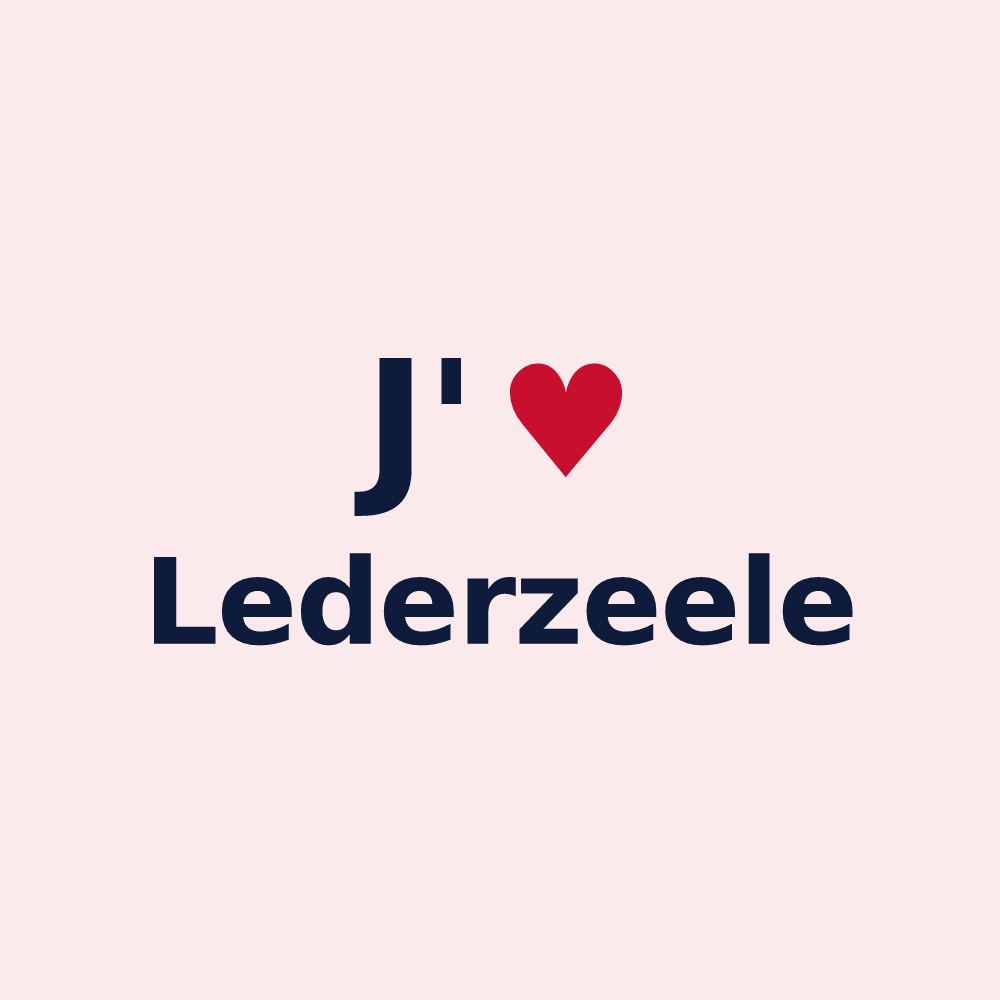 Magnet personnalisé Lederzeele — design J'aime Lederzeele