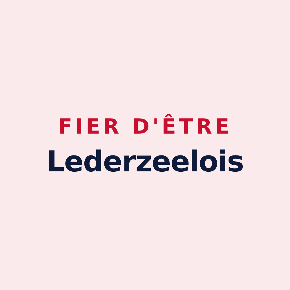 Magnet « Fier d'être Lederzeelois » — design pour Lederzeele