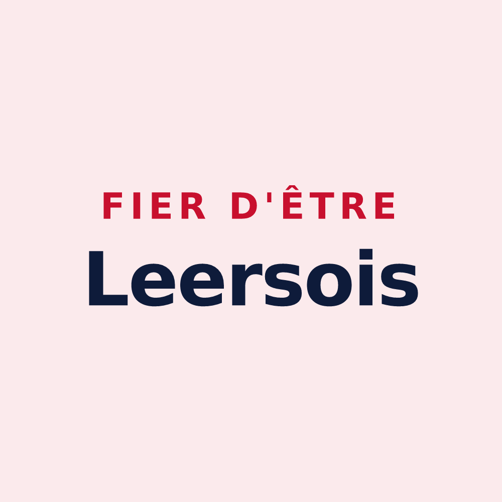 Magnet « Fier d'être Leersois » — design pour Leers