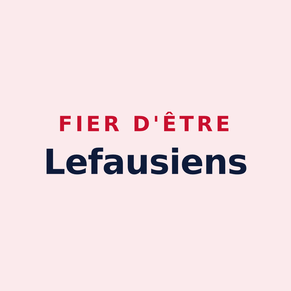 Magnet « Fier d'être Lefausiens » — design pour Lefaux