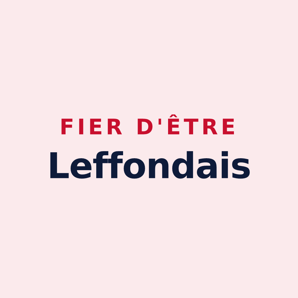 Magnet « Fier d'être Leffondais » — design pour Leffonds