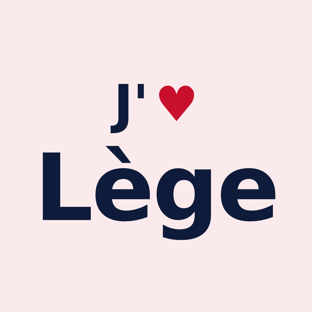 Magnet personnalisé Lège — design J'aime Lège