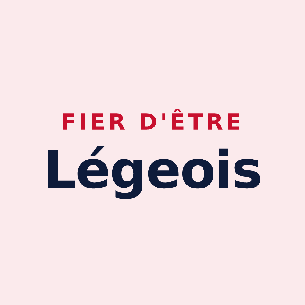 Magnet « Fier d'être Légeois » — design pour Lège