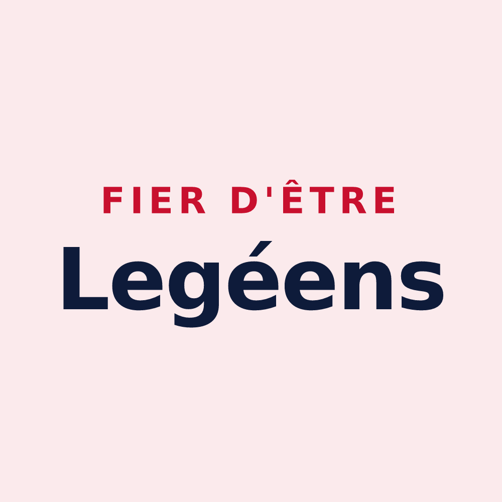 Magnet « Fier d'être Legéens » — design pour Legé