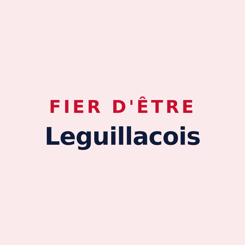 Magnet « Fier d'être Leguillacois » — design pour Léguillac-de-l'Auche