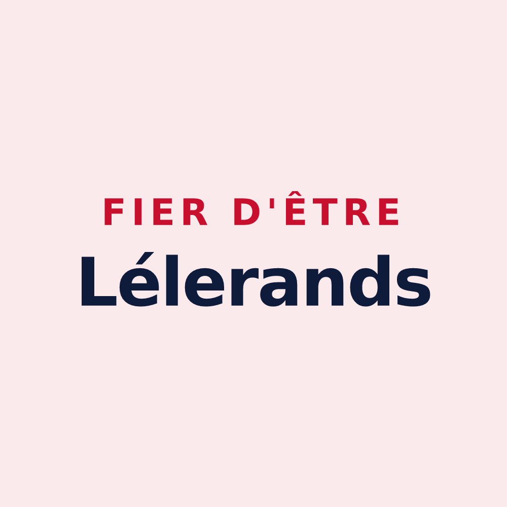 Magnet « Fier d'être Lélerands » — design pour Lélex