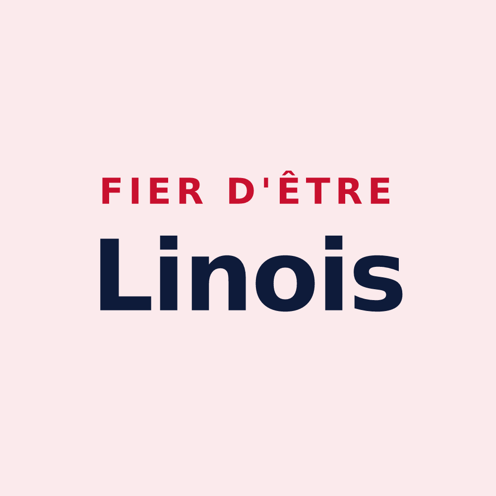 Magnet « Fier d'être Linois » — design pour Lelin-Lapujolle
