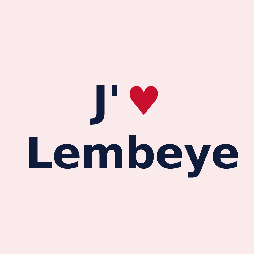 Magnet personnalisé Lembeye — design J'aime Lembeye