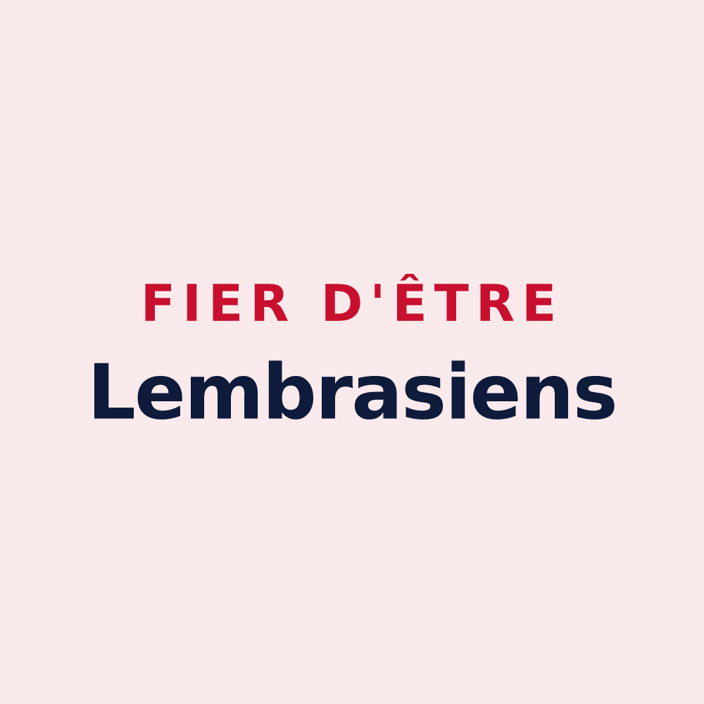 Magnet « Fier d'être Lembrasiens » — design pour Lembras
