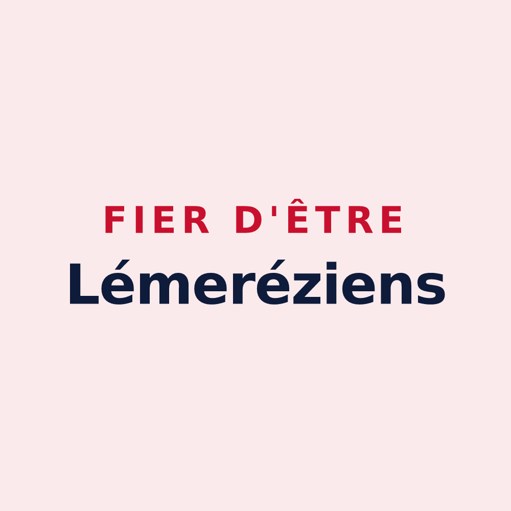 Magnet « Fier d'être Lémeréziens » — design pour Lémeré
