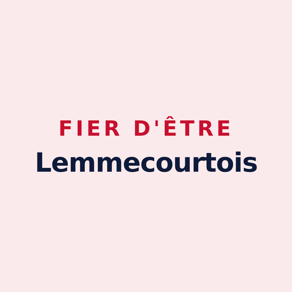 Magnet « Fier d'être Lemmecourtois » — design pour Lemmecourt