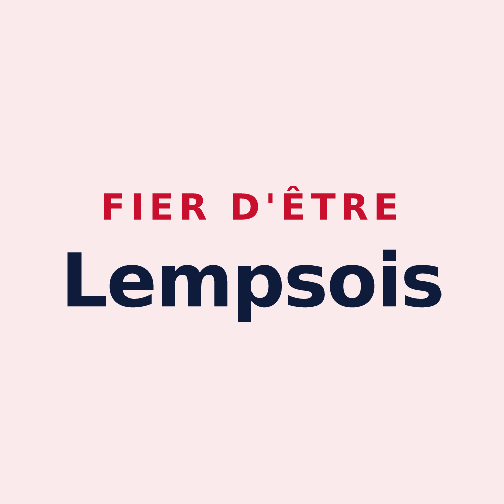 Magnet « Fier d'être Lempsois » — design pour Lemps
