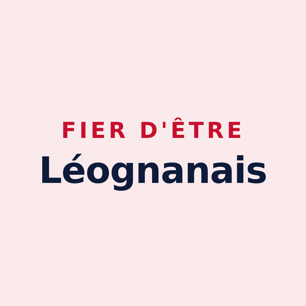 Magnet « Fier d'être Léognanais » — design pour Léognan