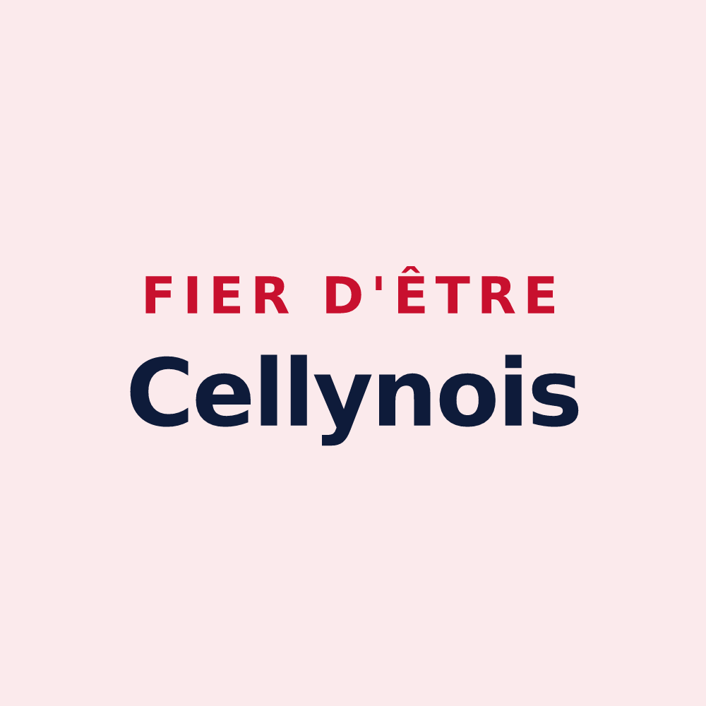 Magnet « Fier d'être Cellynois » — design pour Léoncel