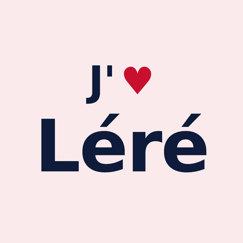 Magnet personnalisé Léré — design J'aime Léré