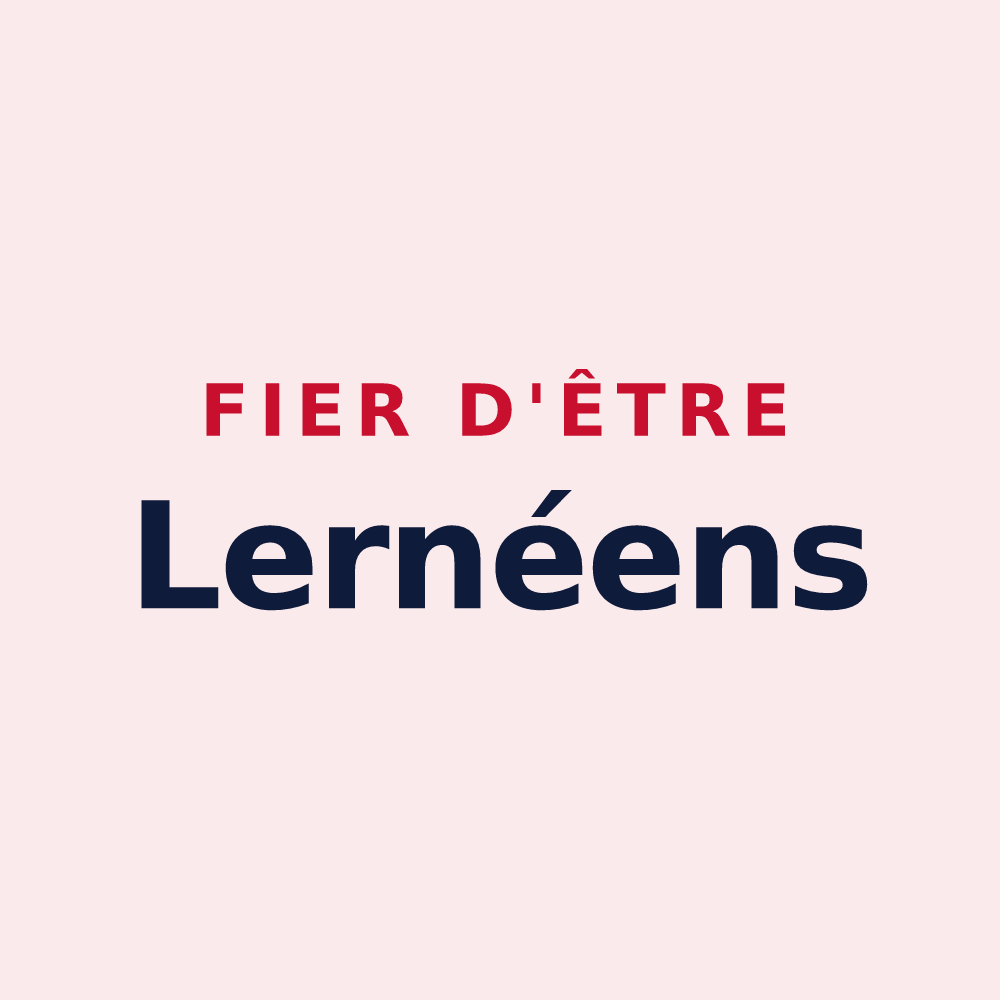 Magnet « Fier d'être Lernéens » — design pour Lerné