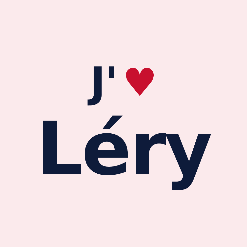 Magnet personnalisé Léry — design J'aime Léry