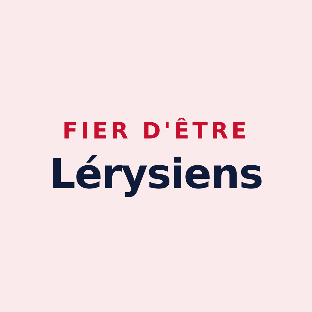 Magnet « Fier d'être Lérysiens » — design pour Léry