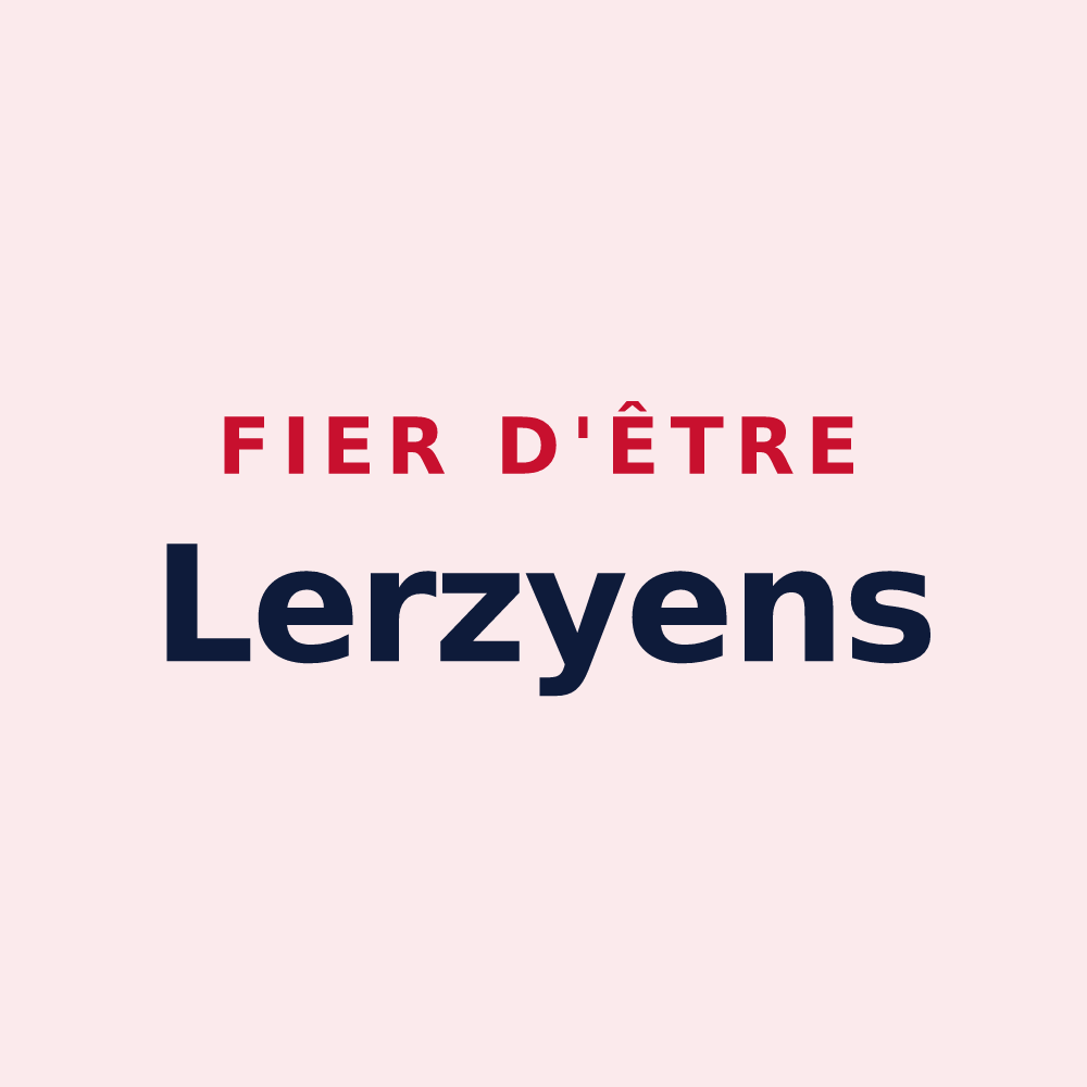 Magnet « Fier d'être Lerzyens » — design pour Lerzy
