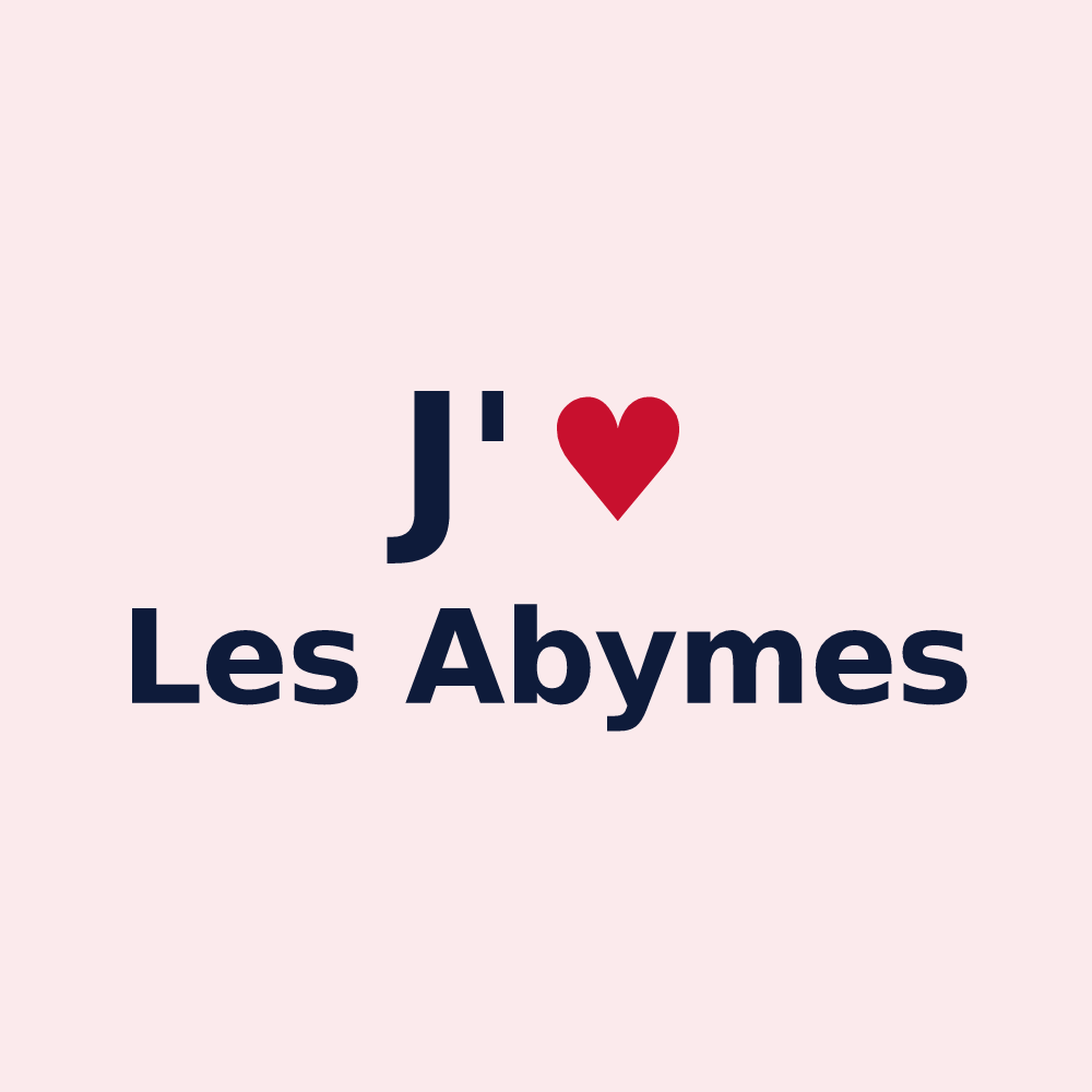 Magnet personnalisé Les Abymes — design J'aime Les Abymes