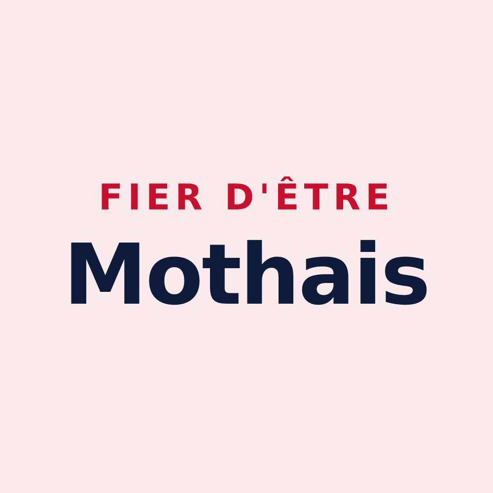 Magnet « Fier d'être Mothais » — design pour Les Achards