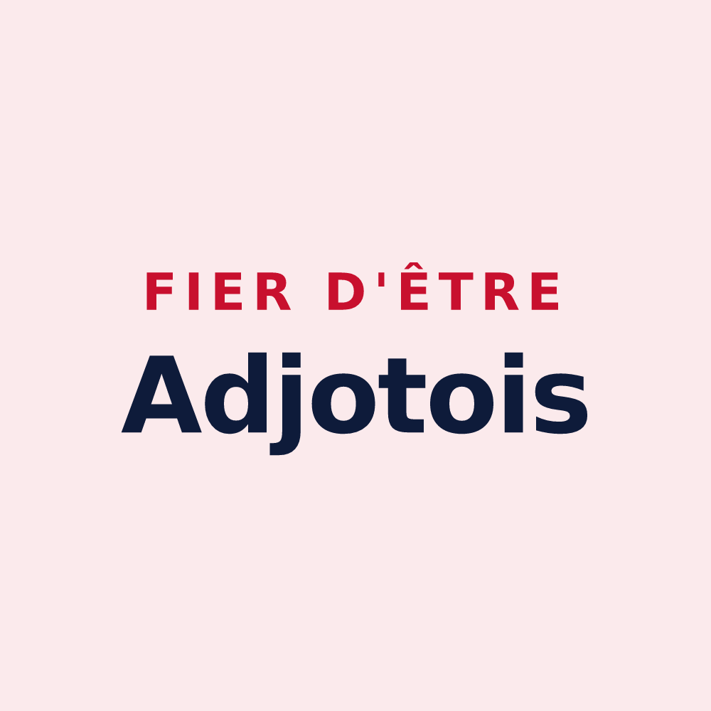 Magnet « Fier d'être Adjotois » — design pour Les Adjots