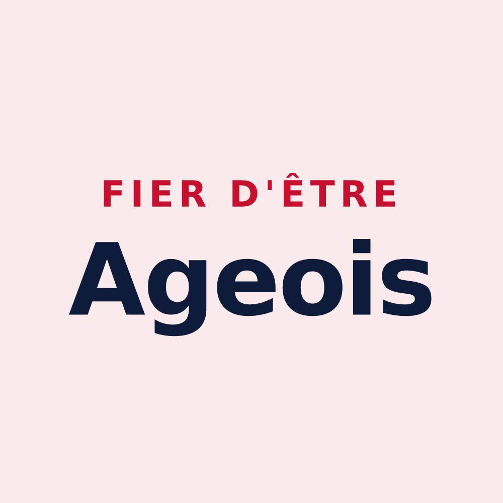 Magnet « Fier d'être Ageois » — design pour Les Ageux