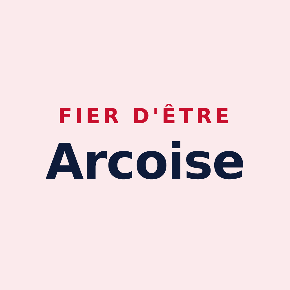 Magnet « Fier d'être Arcoise » — design pour Les Arcs