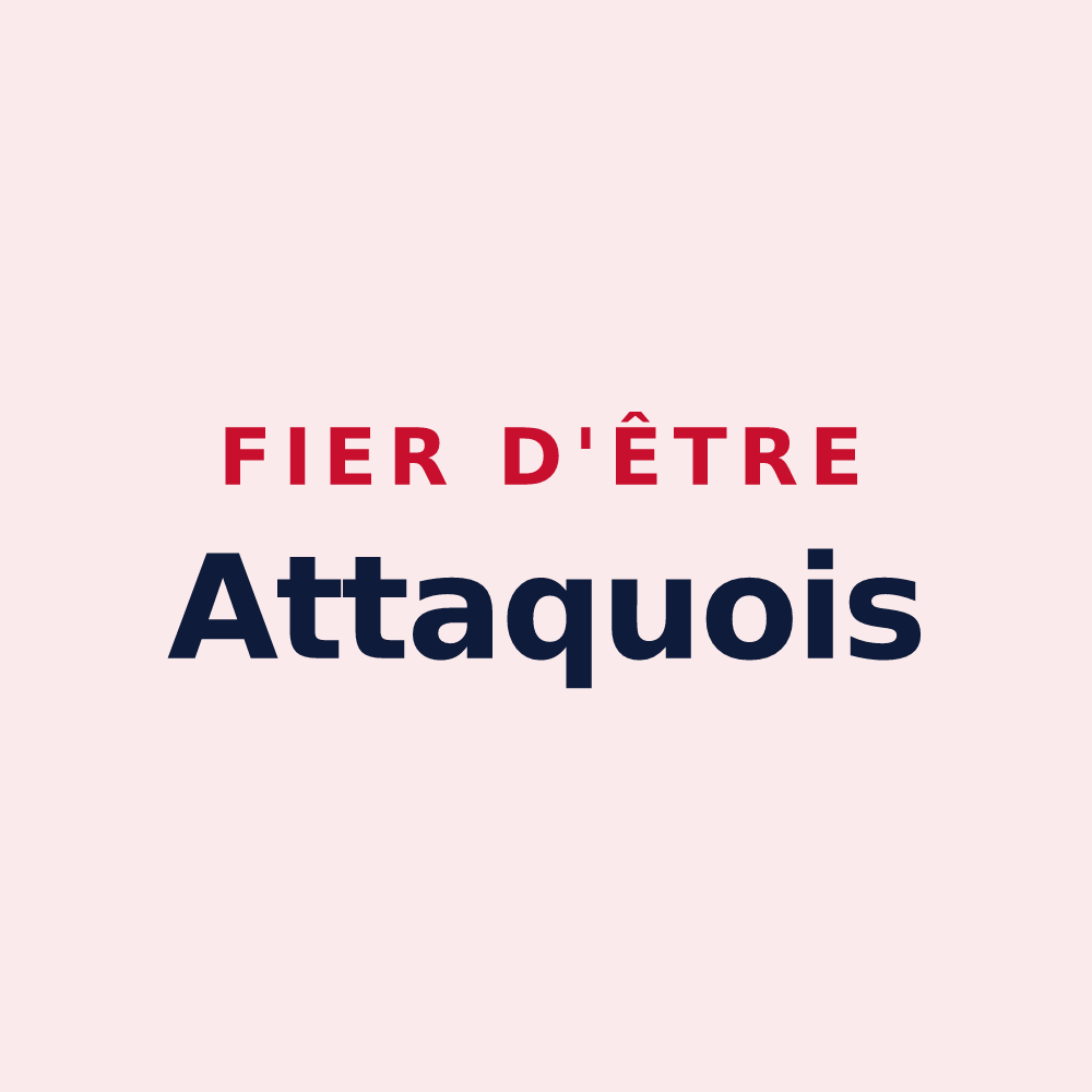 Magnet « Fier d'être Attaquois » — design pour Les Attaques