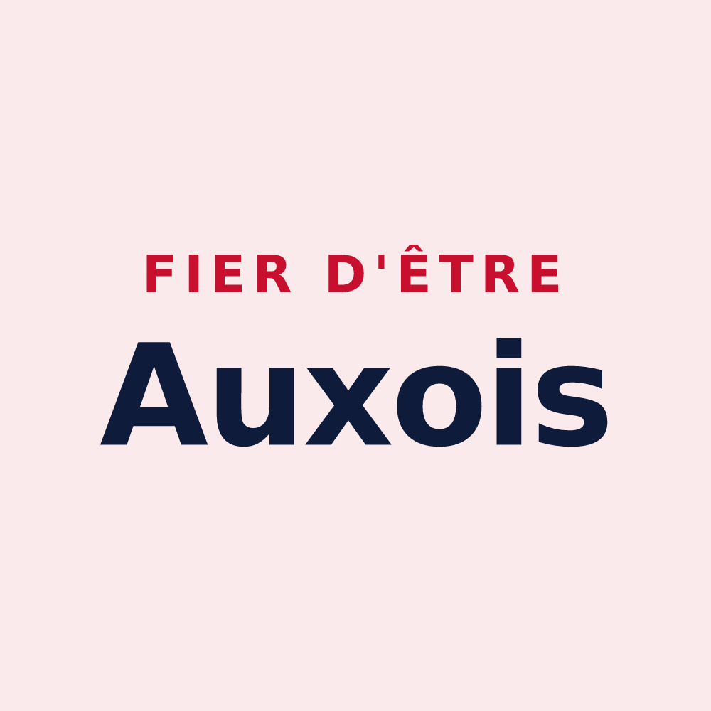 Magnet « Fier d'être Auxois » — design pour Les Auxons
