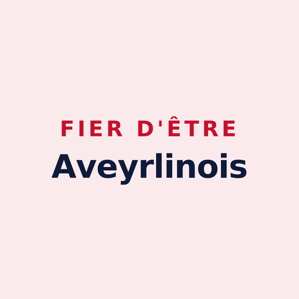 Magnet « Fier d'être Aveyrlinois » — design pour Les Avenières Veyrins-Thuellin