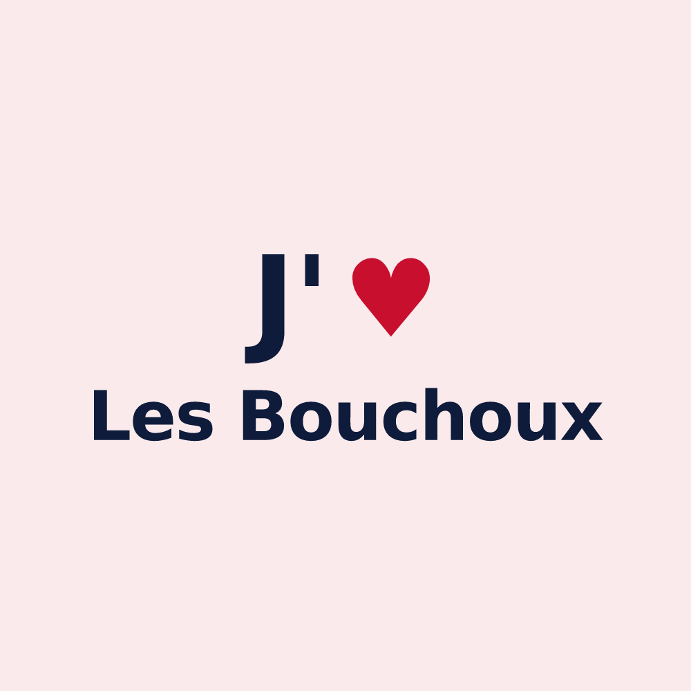 Magnet personnalisé Les Bouchoux — design J'aime Les Bouchoux