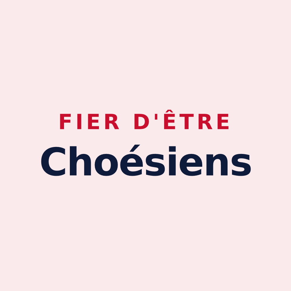 Magnet « Fier d'être Choésiens » — design pour Les Choux