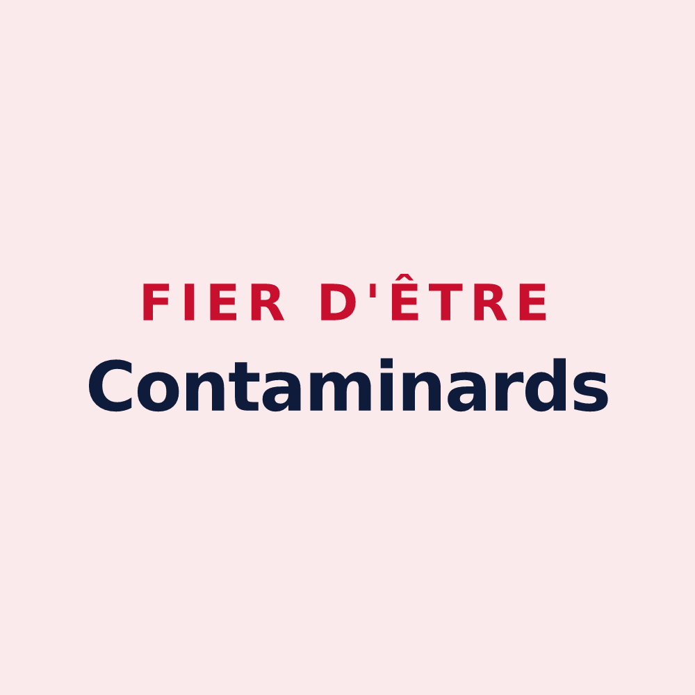 Magnet « Fier d'être Contaminards » — design pour Les Contamines-Montjoie