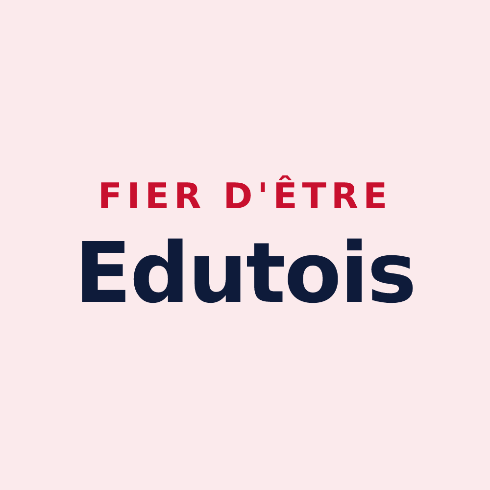 Magnet « Fier d'être Edutois » — design pour Les Éduts